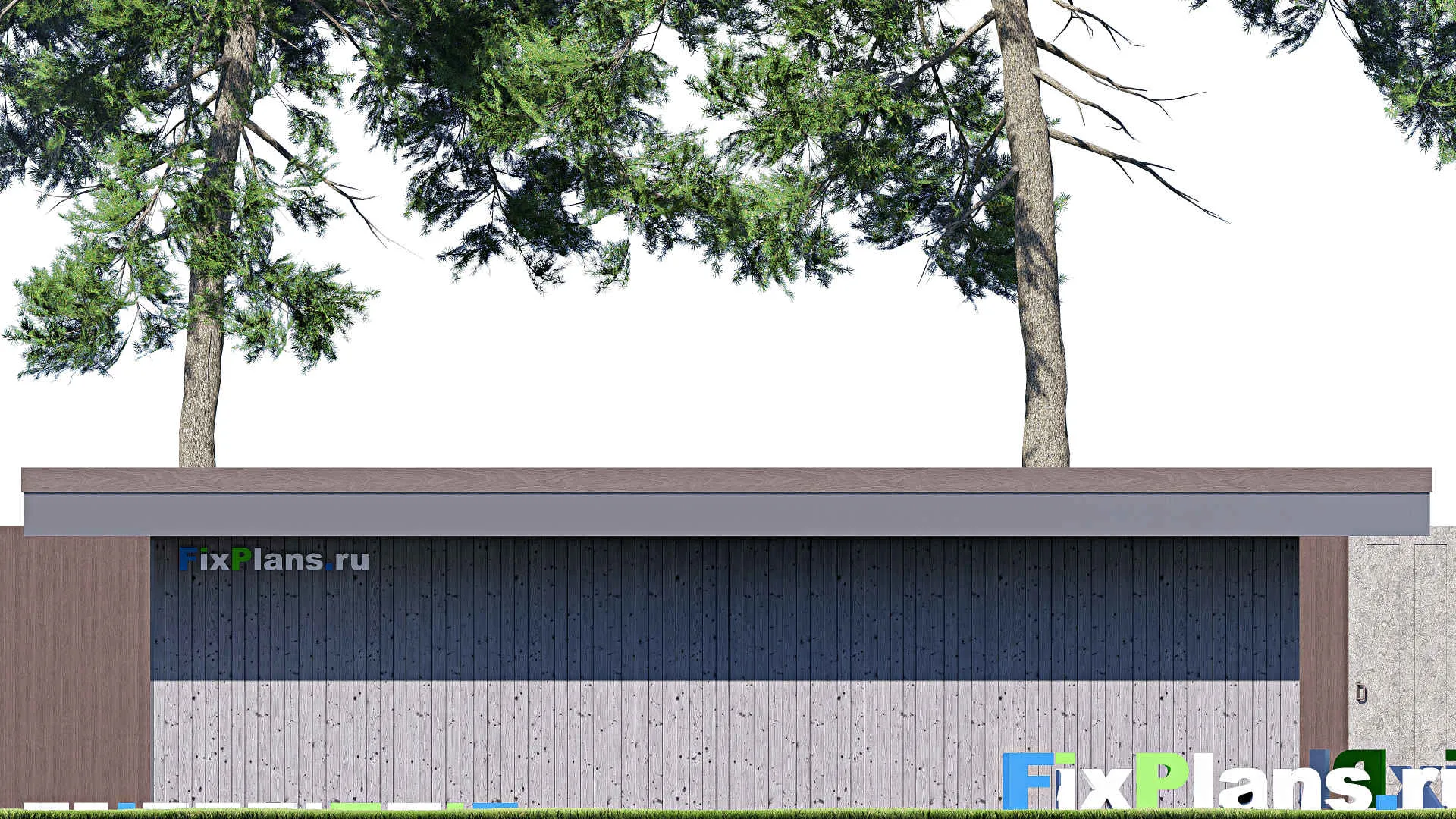 F-21131 - Проект гаража 7 на 10, площадью 30 м² на 1 машиноместо